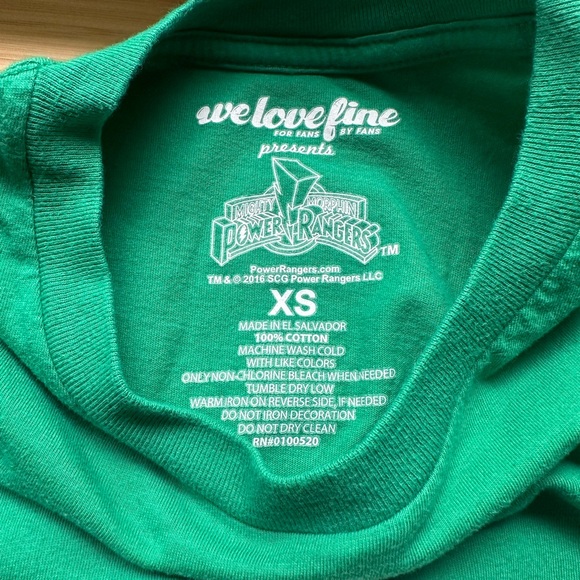 Power Ranger shirt - Picture 3 of 3